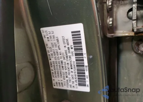 2007 Honda Cr-V Exl z USA, uszkodzony, nr VIN JHLRE48787C084310